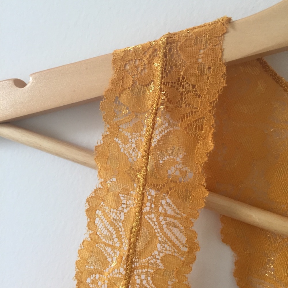 Mustard Bralette Top - Picture 4 of 6